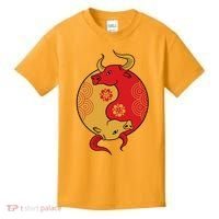 Ying Yang Ox Kids T-Shirt thumb 0