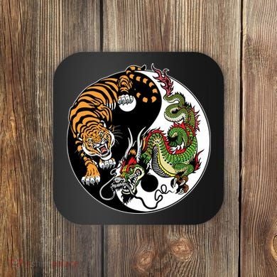 Ying Yang Tiger Dragon Coaster