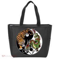 Ying Yang Tiger Dragon Tote Bag thumb 0