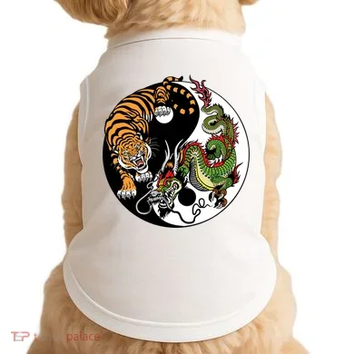 Ying Yang Tiger Dragon Doggie Tank