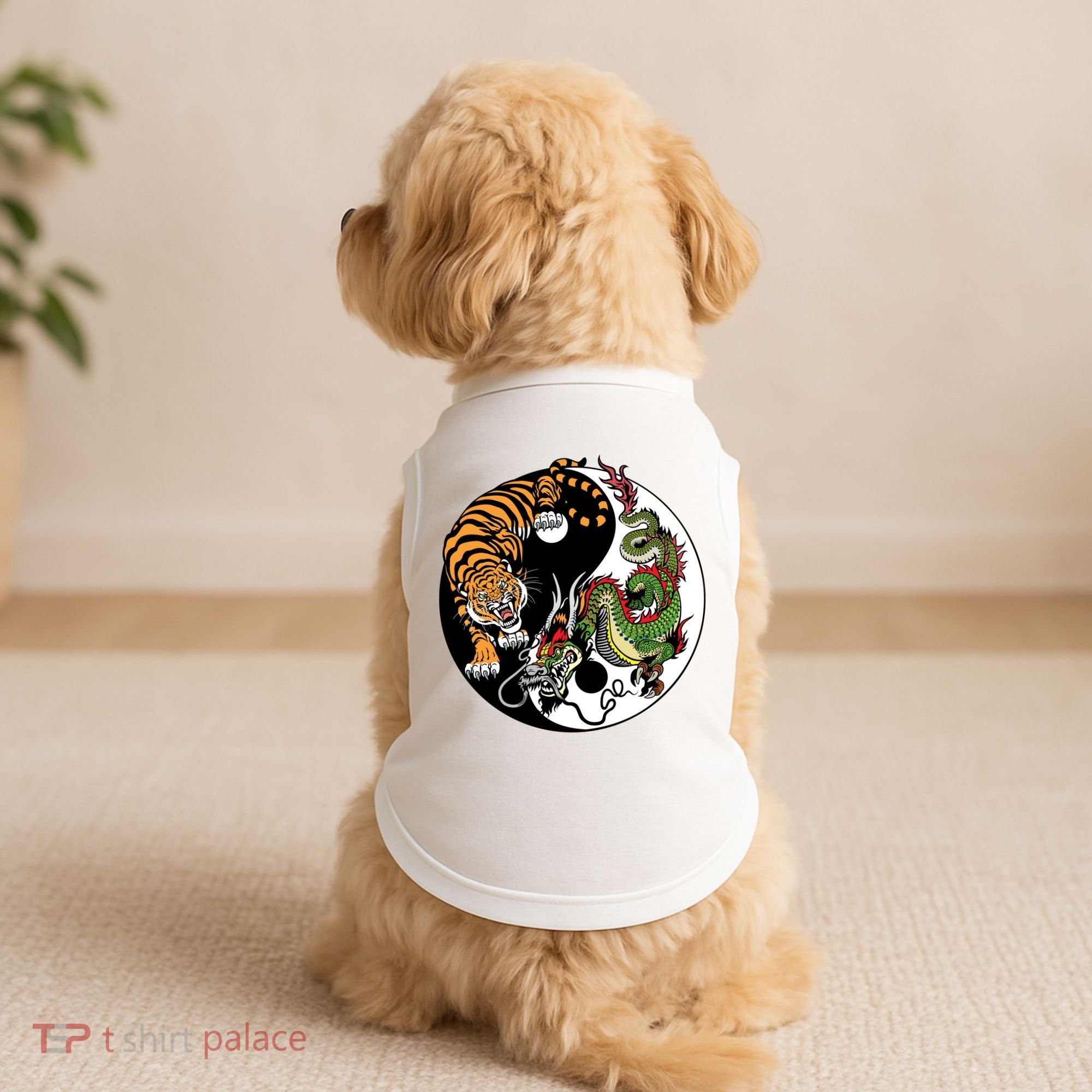 Ying Yang Tiger Dragon Doggie Tank