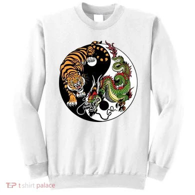 Ying Yang Tiger Dragon Sweatshirt