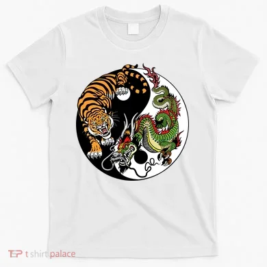 Ying Yang Tiger Dragon T-Shirt