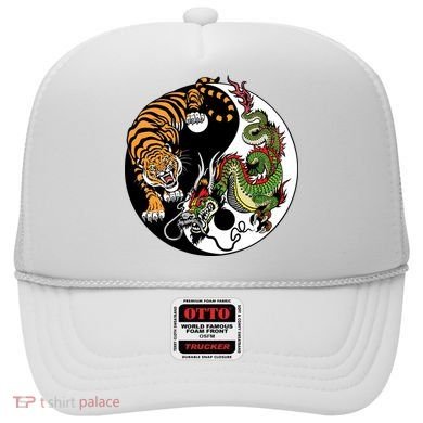 Ying Yang Tiger Dragon Hat
