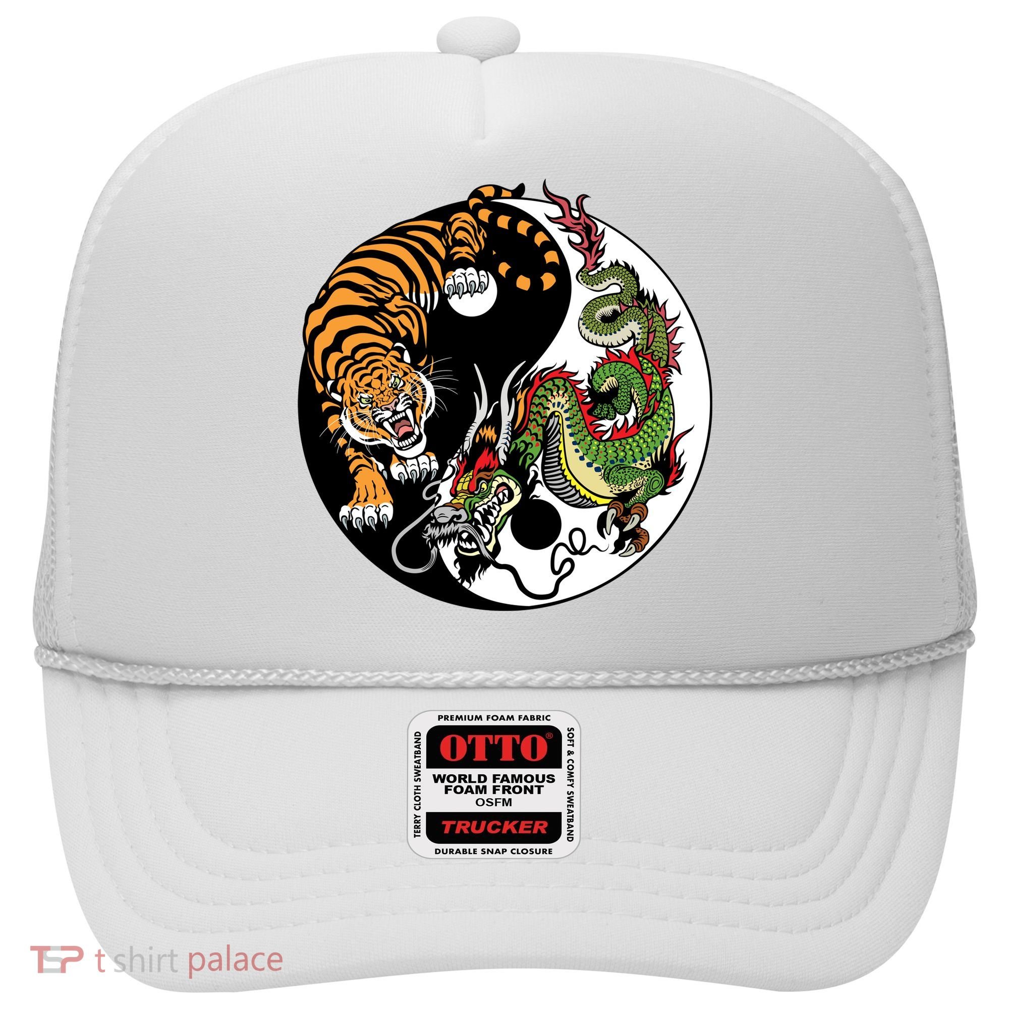 Ying Yang Tiger Dragon Hat
