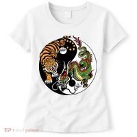Ying Yang Tiger Dragon Women's T-Shirt thumb 0