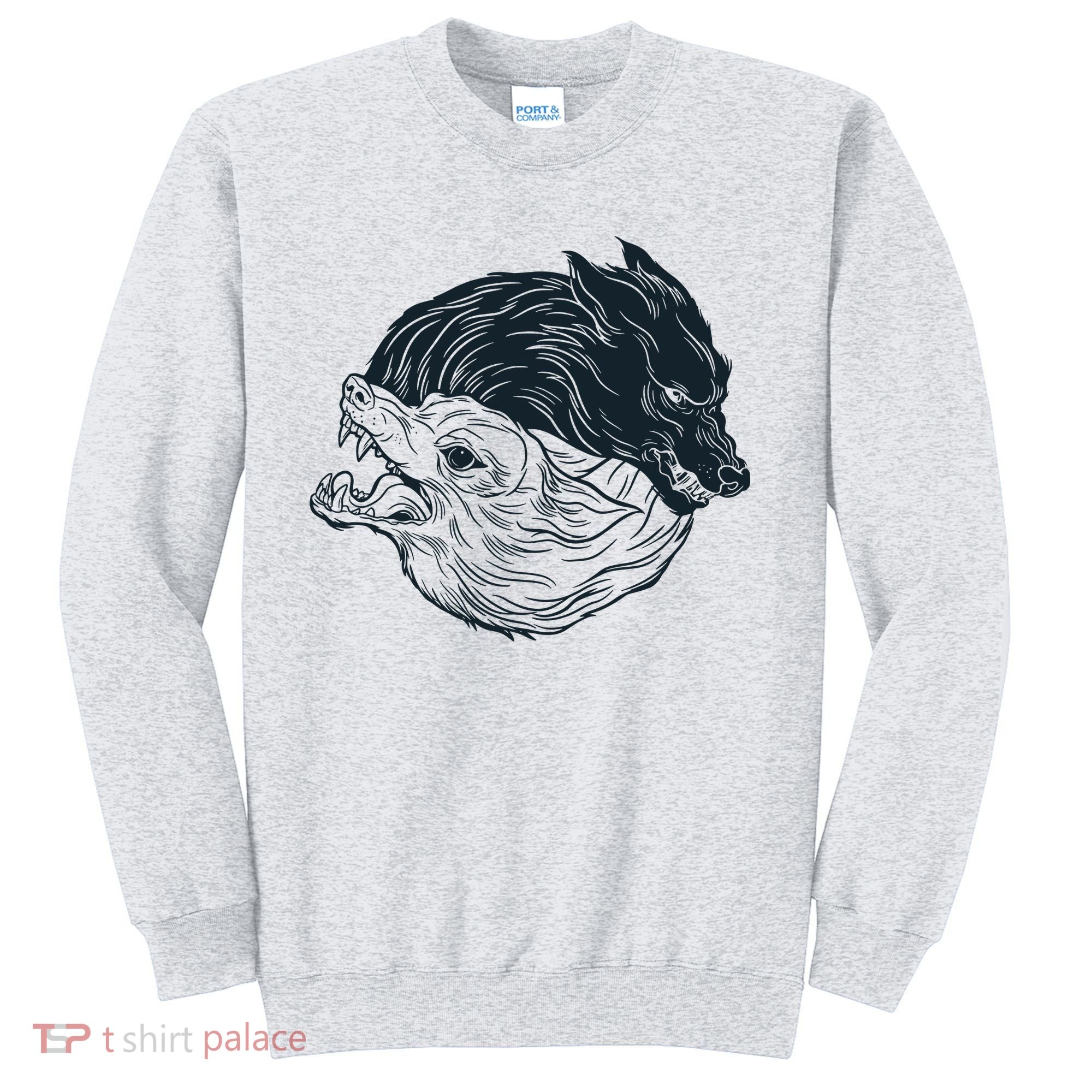 Ying Yang Wolves Sweatshirt