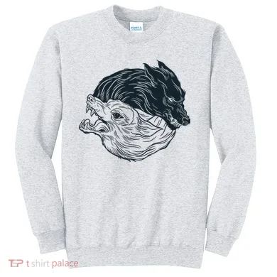 Ying Yang Wolves Sweatshirt
