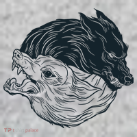 Ying Yang Wolves Sweatshirt thumb 2