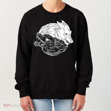 Ying Yang Wolves Women's Sweatshirt