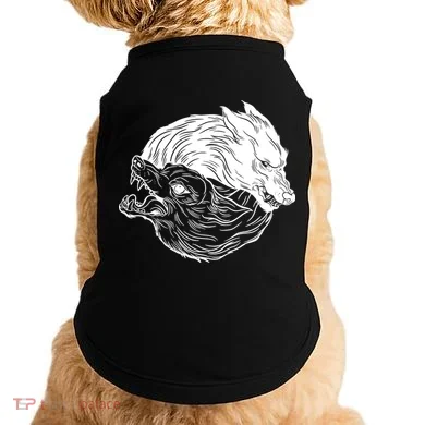 Ying Yang Wolves Doggie Tank
