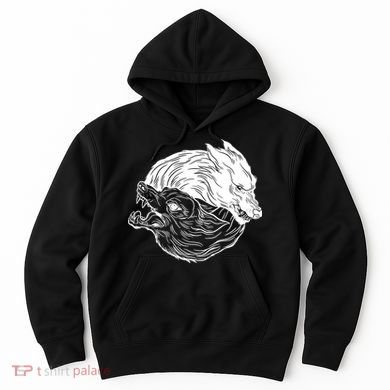 Ying Yang Wolves Hoodie