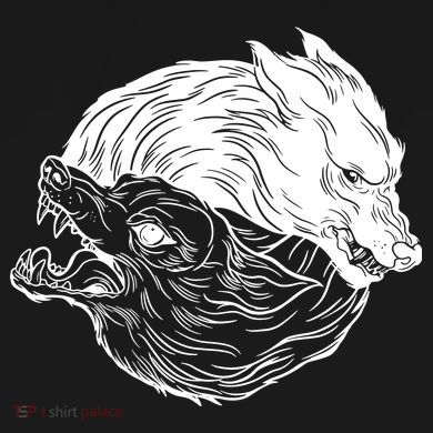 Ying Yang Wolves Impact Tech Backpack