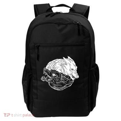 Ying Yang Wolves Backpack