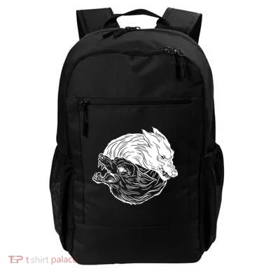 Ying Yang Wolves Backpack