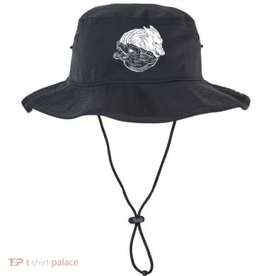Ying Yang Wolves Bucket Hat