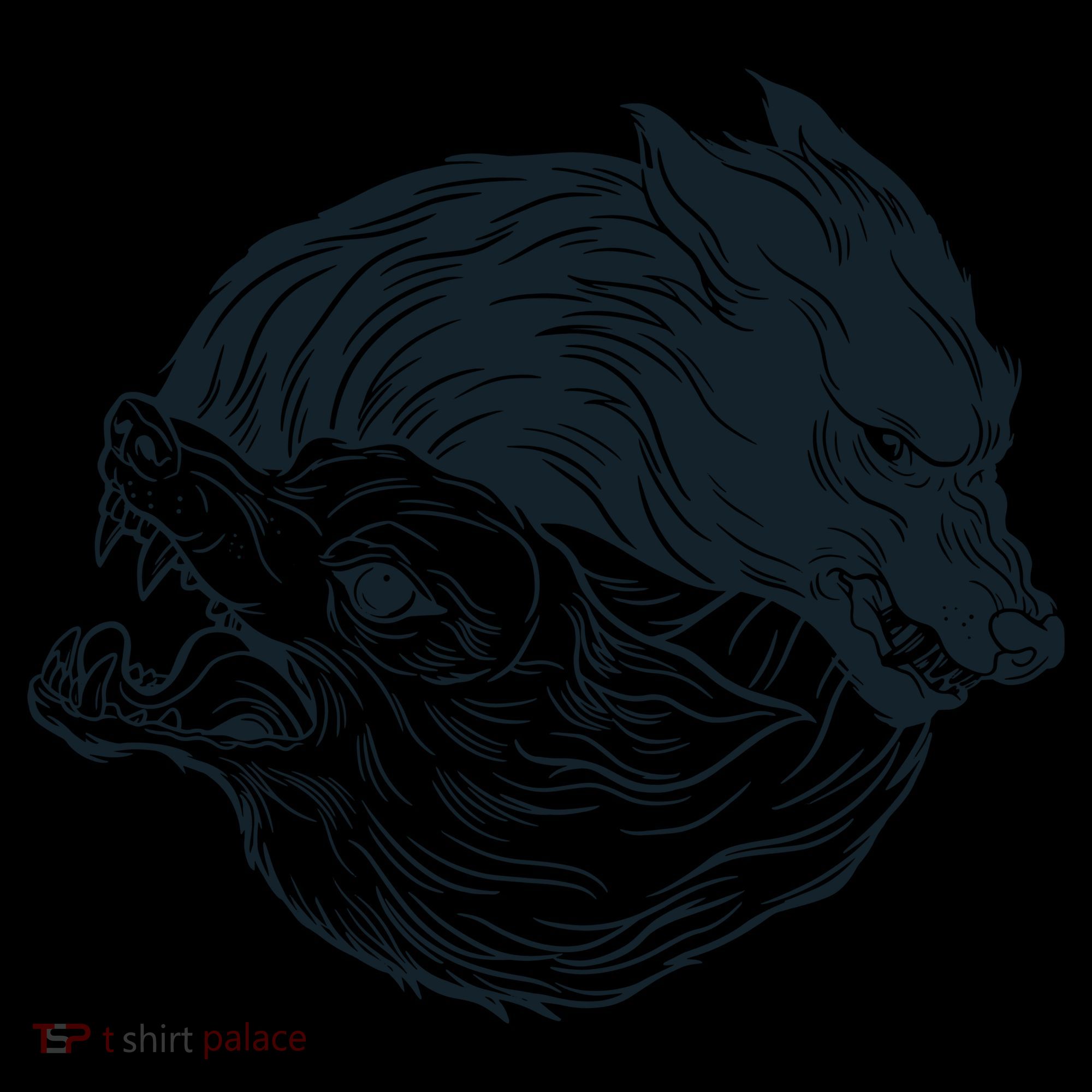 Ying Yang Wolves Coffee Mug