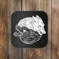 Ying Yang Wolves Coaster thumb 0