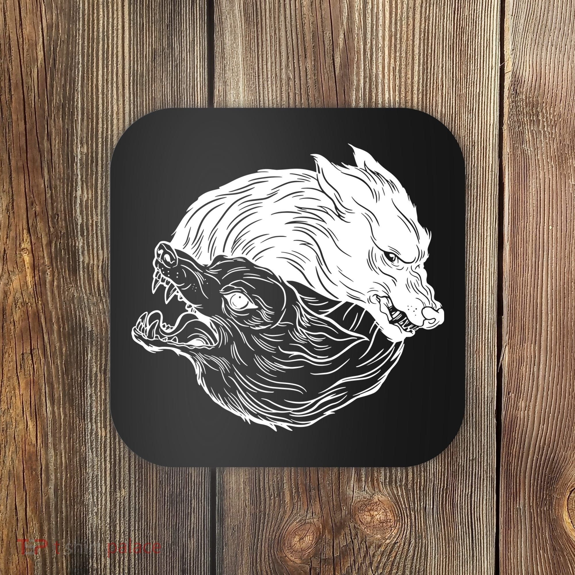 Ying Yang Wolves Coaster