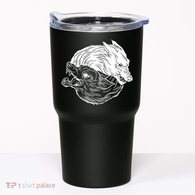 Ying Yang Wolves Tumbler