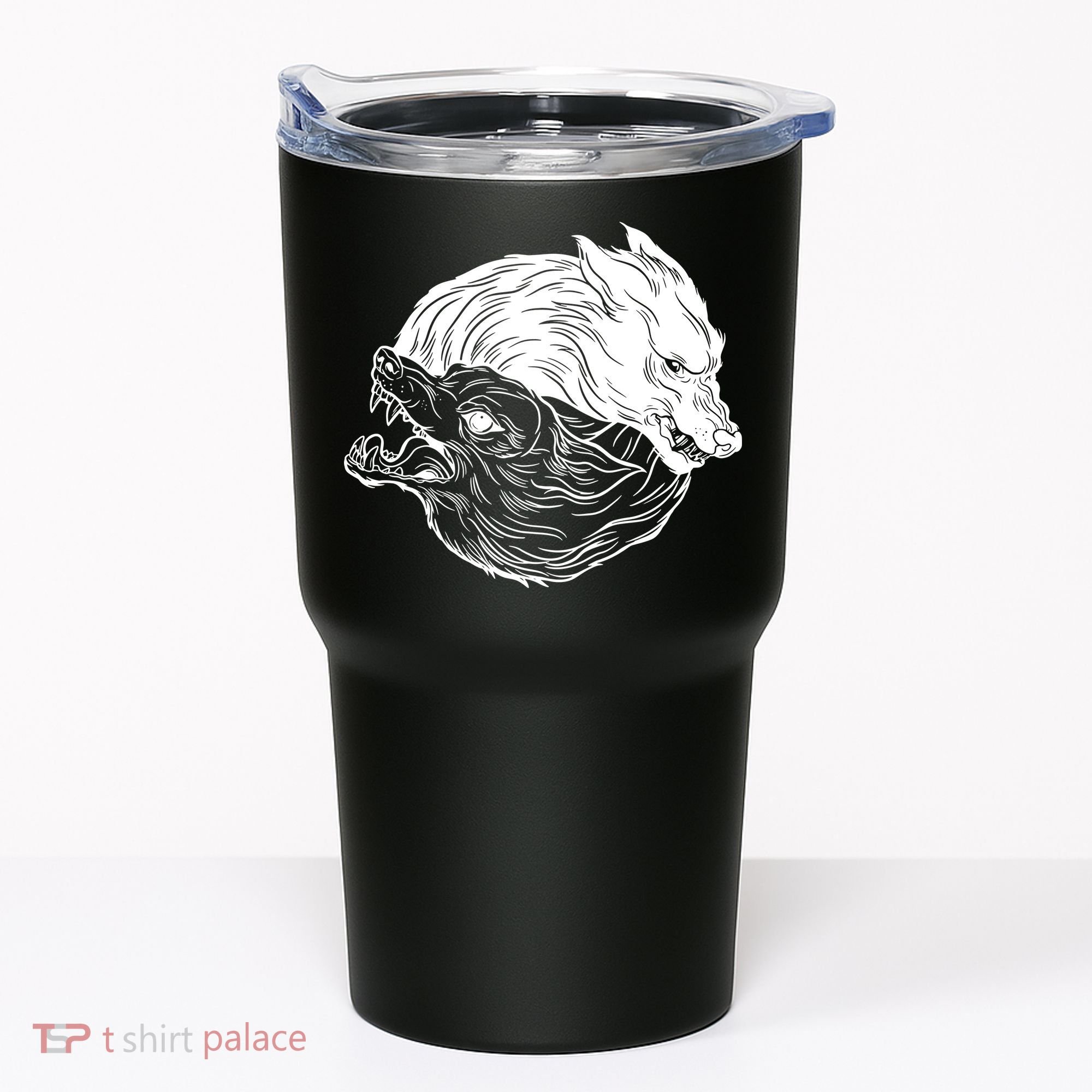 Ying Yang Wolves Tumbler