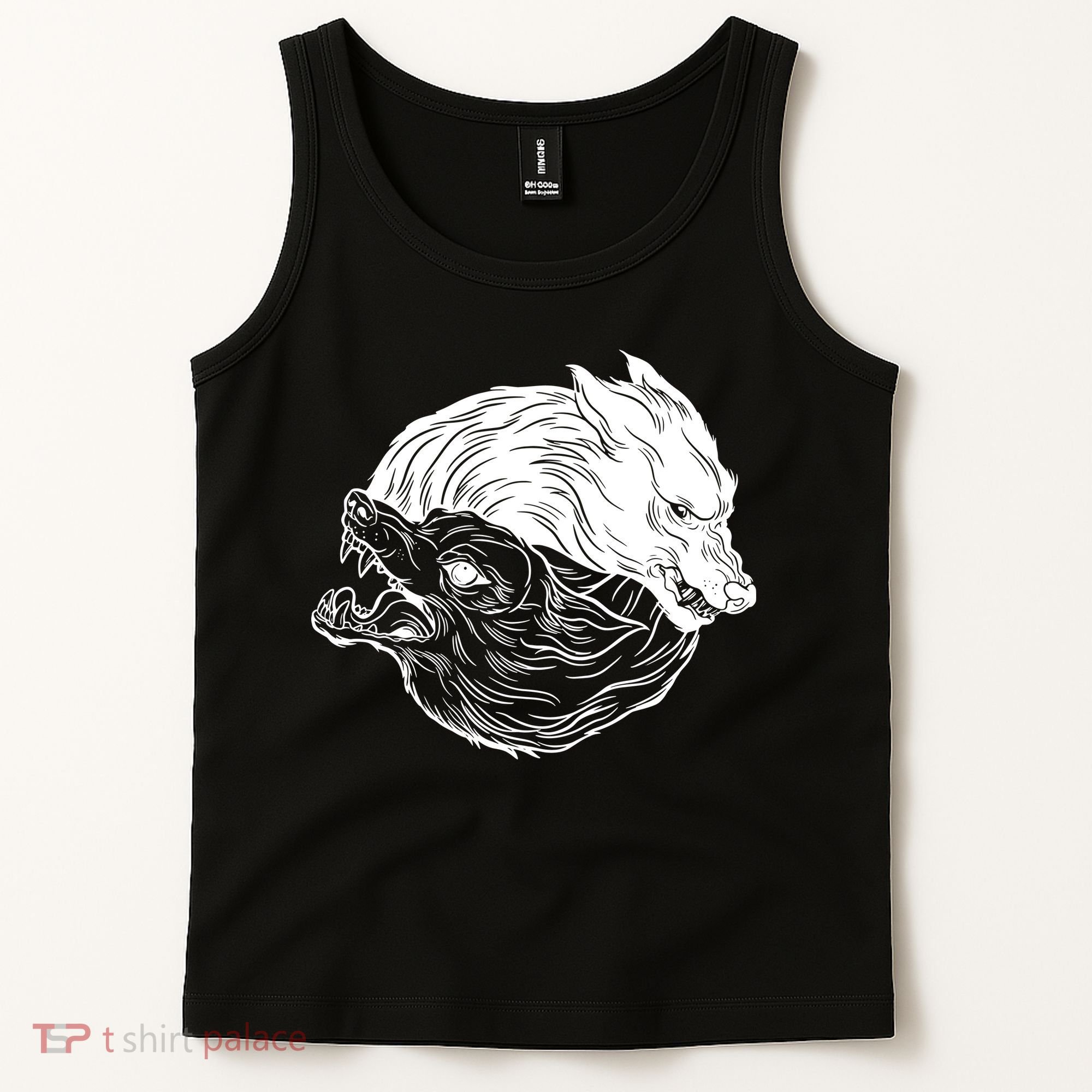 Ying Yang Wolves Tank Top