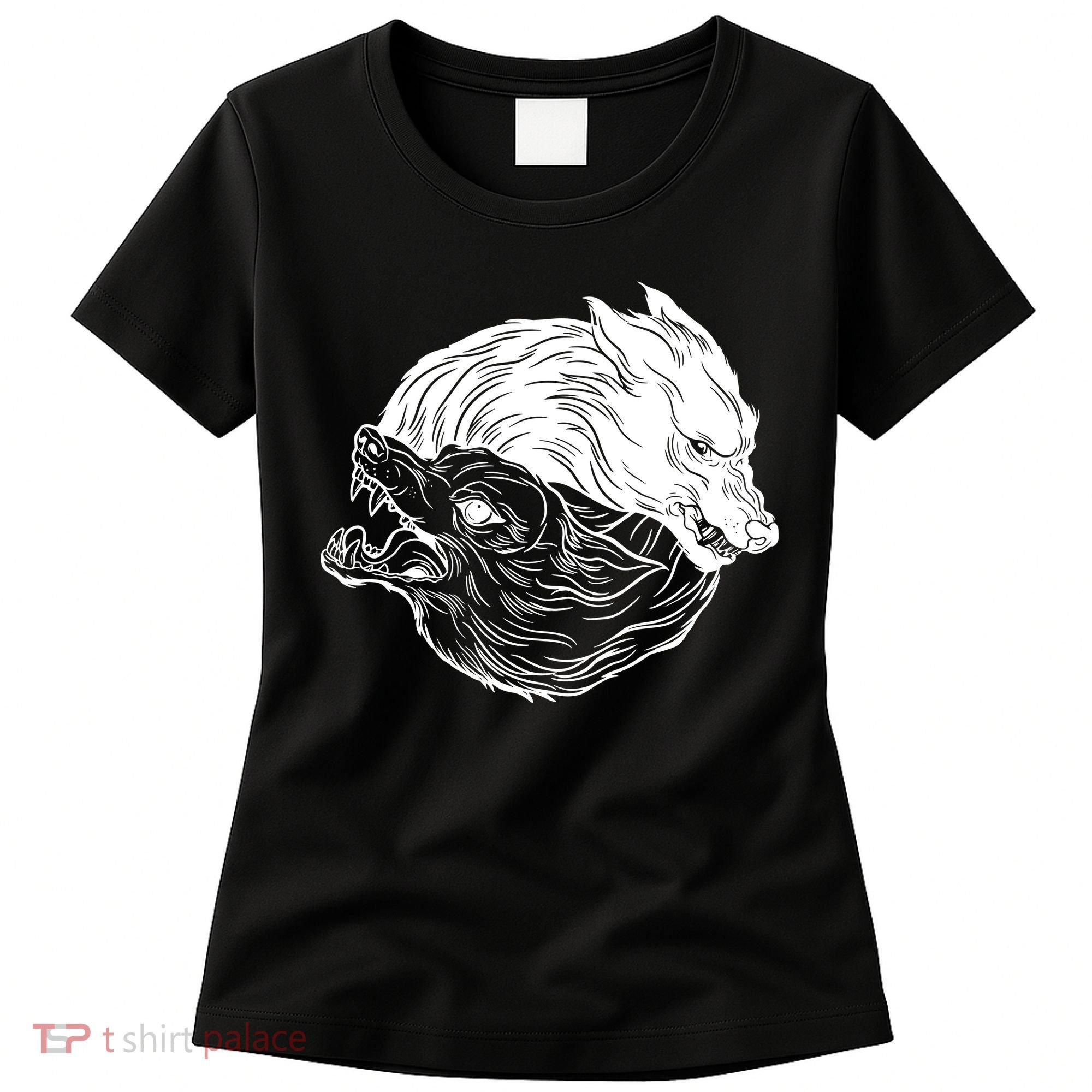 Ying Yang Wolves Women's T-Shirt