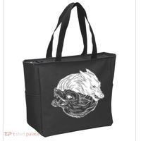 Ying Yang Wolves Tote Bag thumb 2