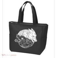 Ying Yang Wolves Tote Bag thumb 3