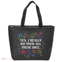 Yes I Really Do Need All These Dice Tabletop Rpg Tote Bag thumb 0