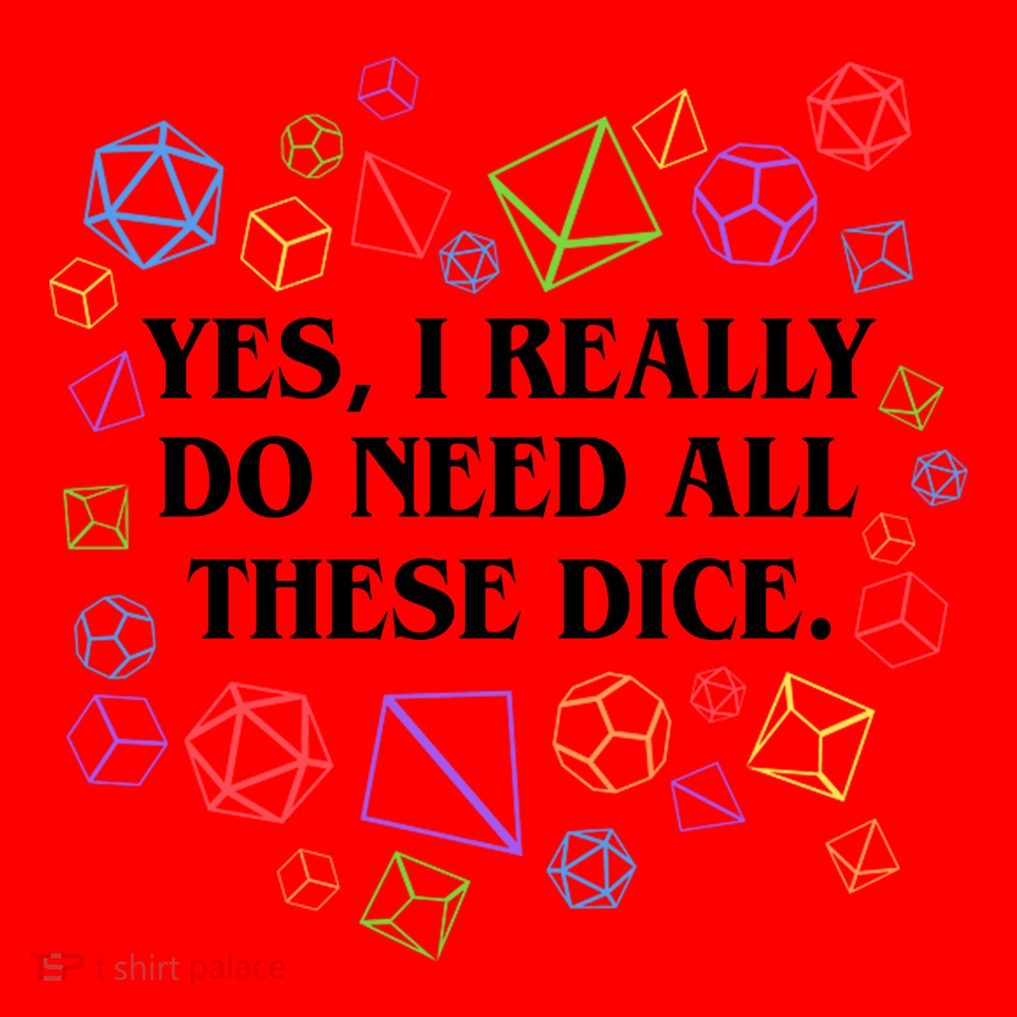 Yes I Really Do Need All These Dice Tabletop Rpg Santa Hat
