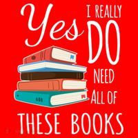 Yes I Really Do Need All Of These Books Reading Love Gift Santa Hat thumb 1