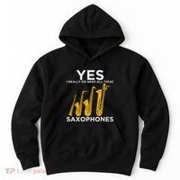 Yes I Really Do Need All These Saxophones Hoodie thumb 0