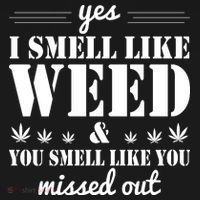Yes I Smell Like Weed Apron thumb 3