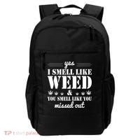 Yes I Smell Like Weed Backpack thumb 0