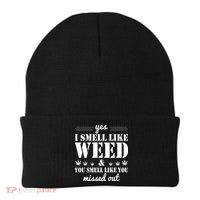 Yes I Smell Like Weed Beanie thumb 0