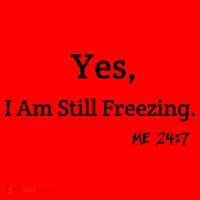 Yes I'm Still Freezing Me 24:7 Funny And Cold Gift Santa Hat thumb 1