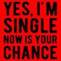 Yes, I'm Single Now Is Your Chance Funny Dating Santa Hat thumb 1
