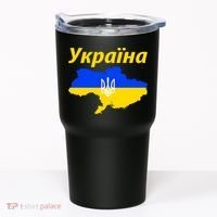 YKPAIHA I Stand With Ukraine Support Military Flag Tumbler thumb 0
