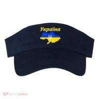 YKPAIHA I Stand With Ukraine Support Military Flag Visor thumb 0