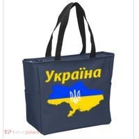 YKPAIHA I Stand With Ukraine Support Military Flag Tote Bag thumb 2
