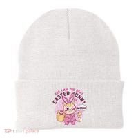 Yes I'm The Real Easter Bunny Funny Cat Beanie thumb 0