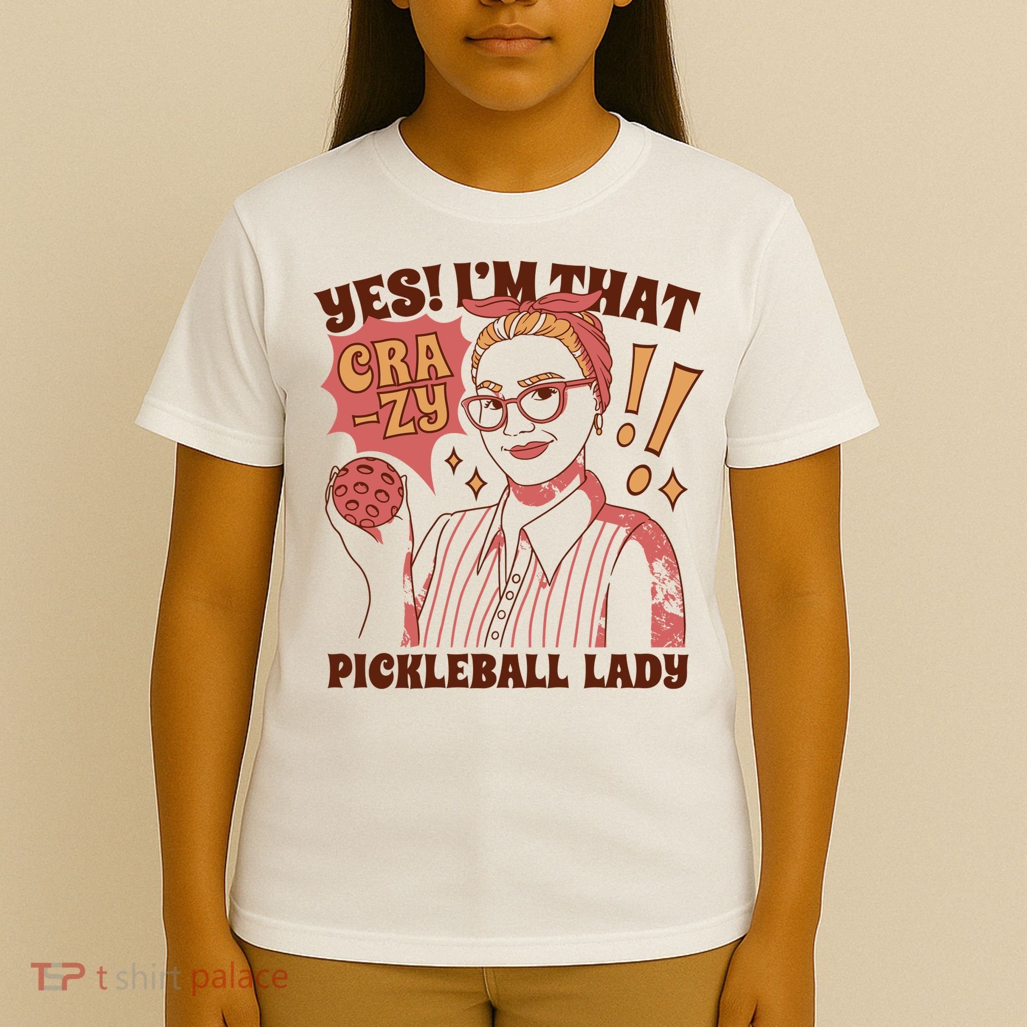 Yes I'm That Crazy Pickleball Lady Funny T-Shirt