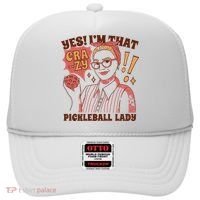 Yes I'm That Crazy Pickleball Lady Funny Hat thumb 0
