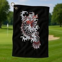 Yakuza Ichiban Tattoo Golf Towel thumb 1