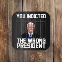 You Indicted The Wrong President Joe Biden Funny Coaster thumb 0