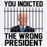 You Indicted The Wrong President Joe Biden Funny Women's Hoodie thumb 2