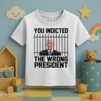 You Indicted The Wrong President Joe Biden Funny Toddler T-Shirt thumb 3