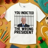 You Indicted The Wrong President Joe Biden Funny Kids T-Shirt thumb 3