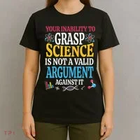 Your Inability To Grasp Science Is Not A Valid Argument Gift T-Shirt thumb 4
